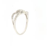 Anello Lorenza Gioielli Donna Fantasia in Oro bianco Diamante 0.13 Ct 37636-13 - 37636-13